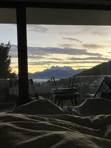 Ausblick aus dem Bett